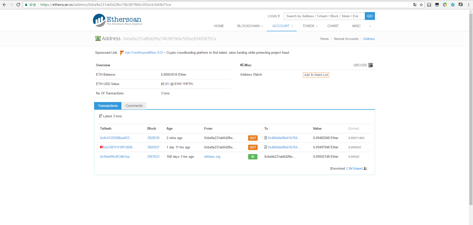 my-ethereum-account